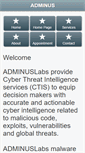 Mobile Screenshot of adminuslabs.net